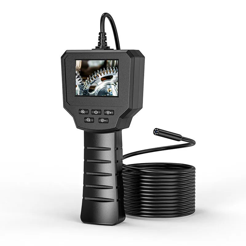 Waterproof HD endoscope inspection camera with 8mm probe for automotive and plumbing diagnostics