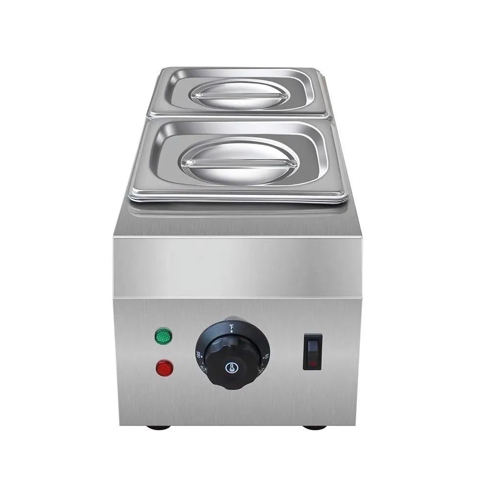 Commercial electric chocolate melting machine with double pot water insulation heating system.