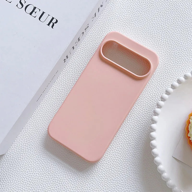 Rubik's Cube liquid silicone phone case for Google in antique white with shockproof protection