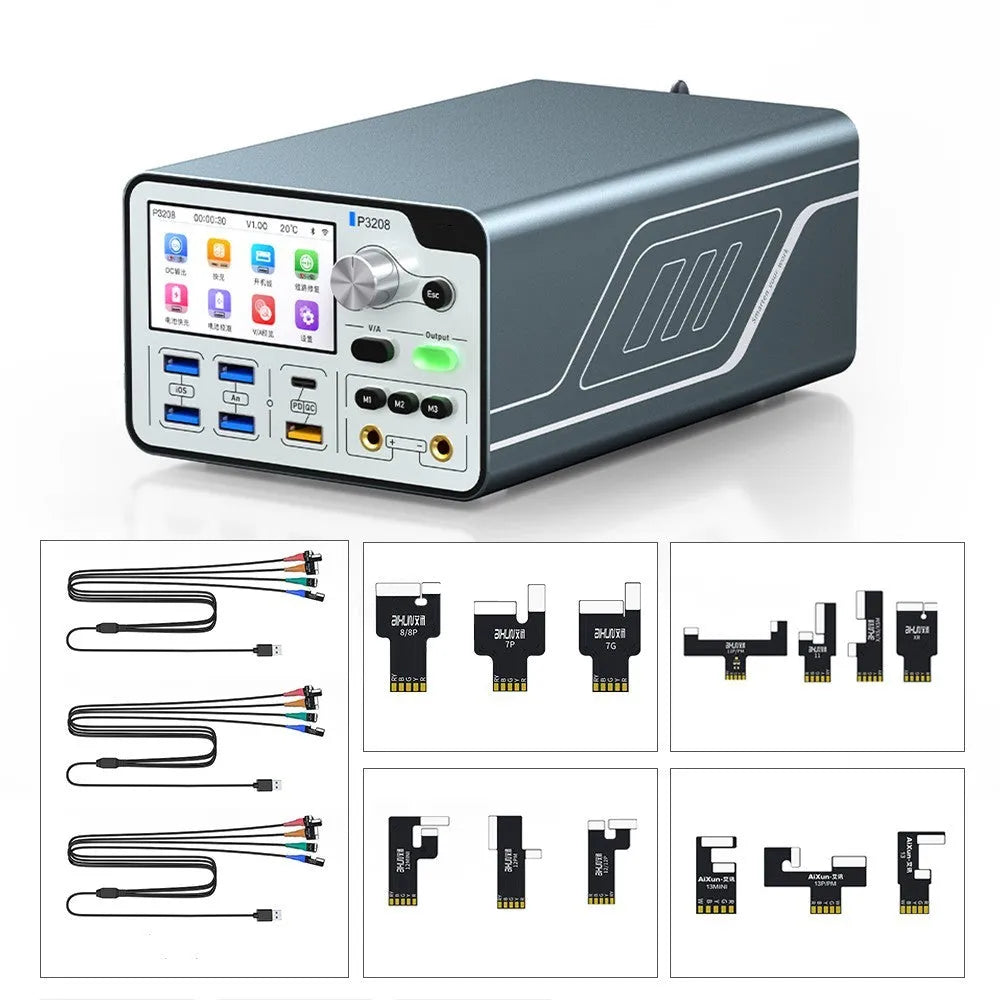 320W intelligent regulated power supply power meter with 3-inch display and connection ports