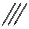 Resistive capacitive dual-purpose touch screen pen in silver, black or red measuring 12cm length