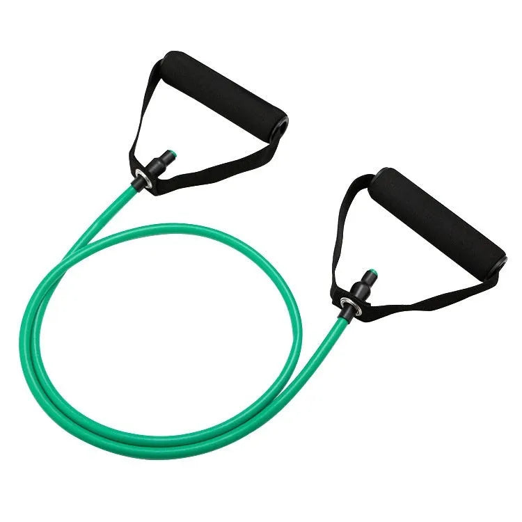 Colour-coded adjustable chest expander with TPE tension rope in five resistance levels from 10LB to 30LB