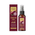 30ml bottle of onion hair care oil with ginger and rosemary for scalp treatment