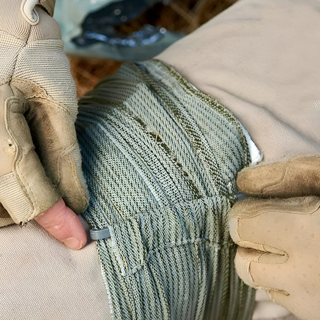 Portable hemostatic bandage tactical gauze tape in 4-inch and 6-inch sizes for emergency bleeding control