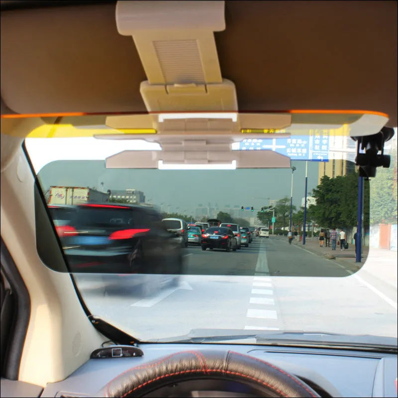Transparent anti-glare visor for car drivers, ABS material, 120x320mm size