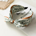 Handmade wide paisley fabric satin hair band for women in pink colour fashion OL style