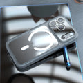 Magnetic iPhone 17 Pro Max case in black colour showing two-in-one design