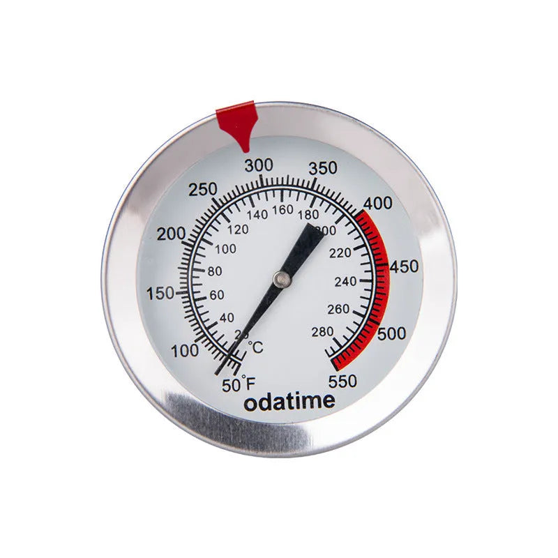 Digital food thermometer with stainless steel probe for oven, oil and liquid temperature measurement