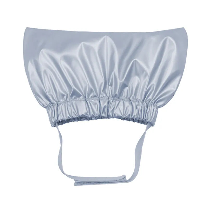 Adjustable non-woven fabric shower cap for dog and cat ear protection during bathing