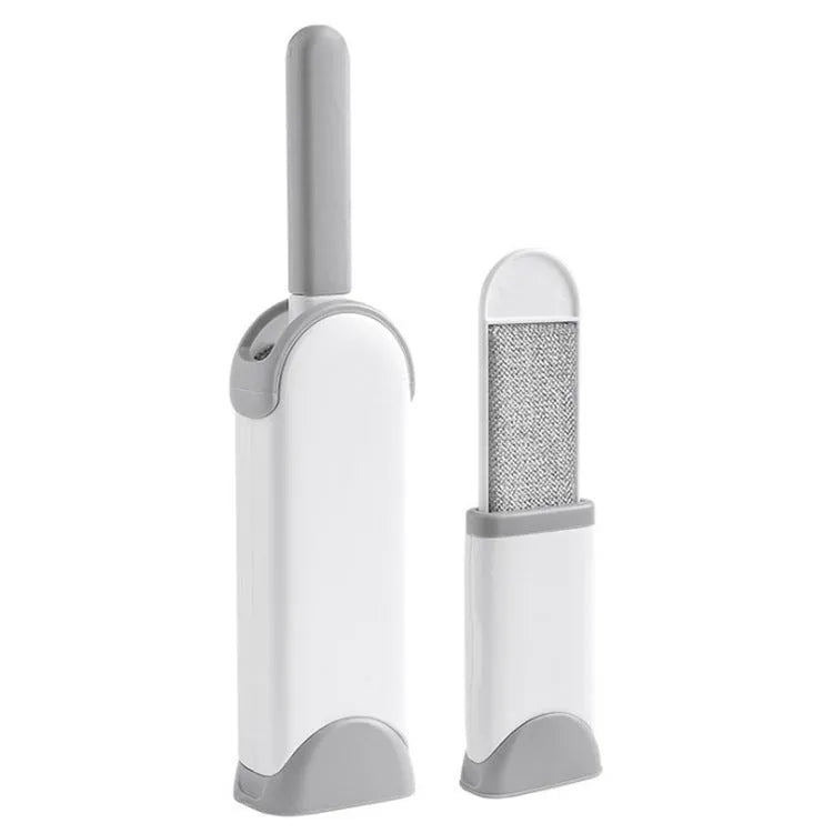 Electrostatic hair removal brush in L and S sizes for pet hair and lint removal on fabric surfaces
