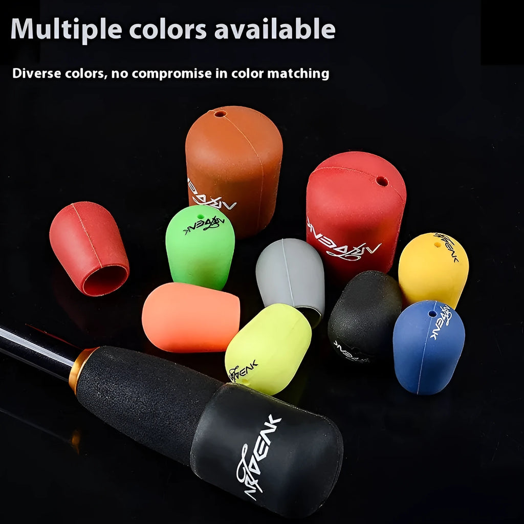 Fishing rod rear block non-slip fixed plug for lure rod with random colour finish