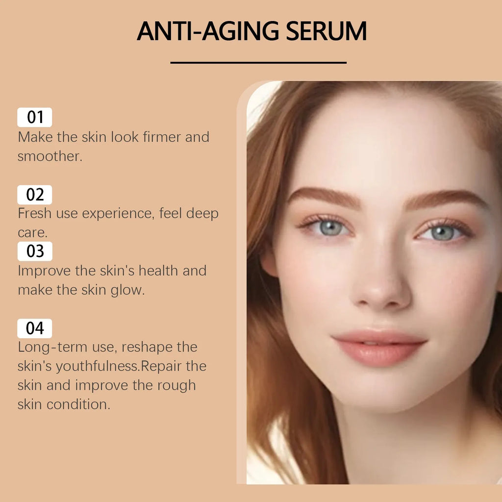 30ml bottle of clear anti-aging liquid serum with hyaluronic acid and bee venom