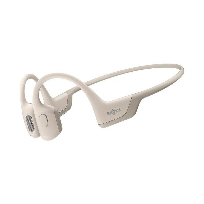 Knight Black bone conduction wireless Bluetooth earphones with neck-hanging titanium alloy frame.