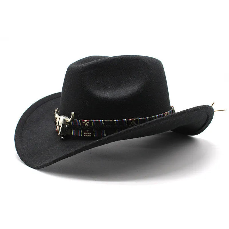 A Western cowboy hat with a bell crown on a neutral background, shown in an Army Green colour.