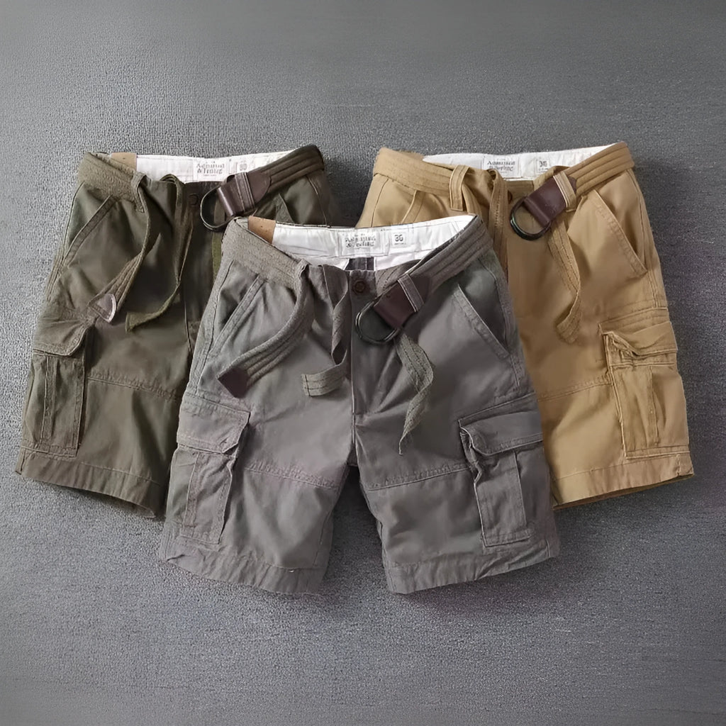 Retro heavy casual cotton overalls pants with button fly in army green