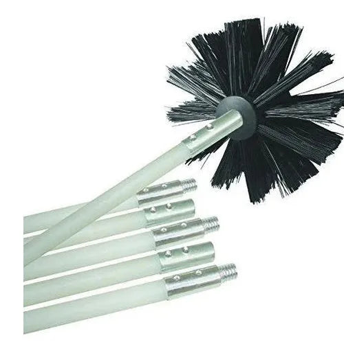 600mm flexible pipe cleaning brush with nylon wires for dryer vents and range hood chimneys