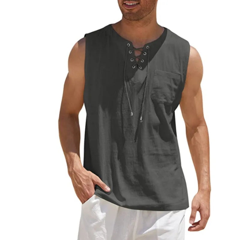 Men's slim fit pullover with stand collar in dark grey colour showing front view