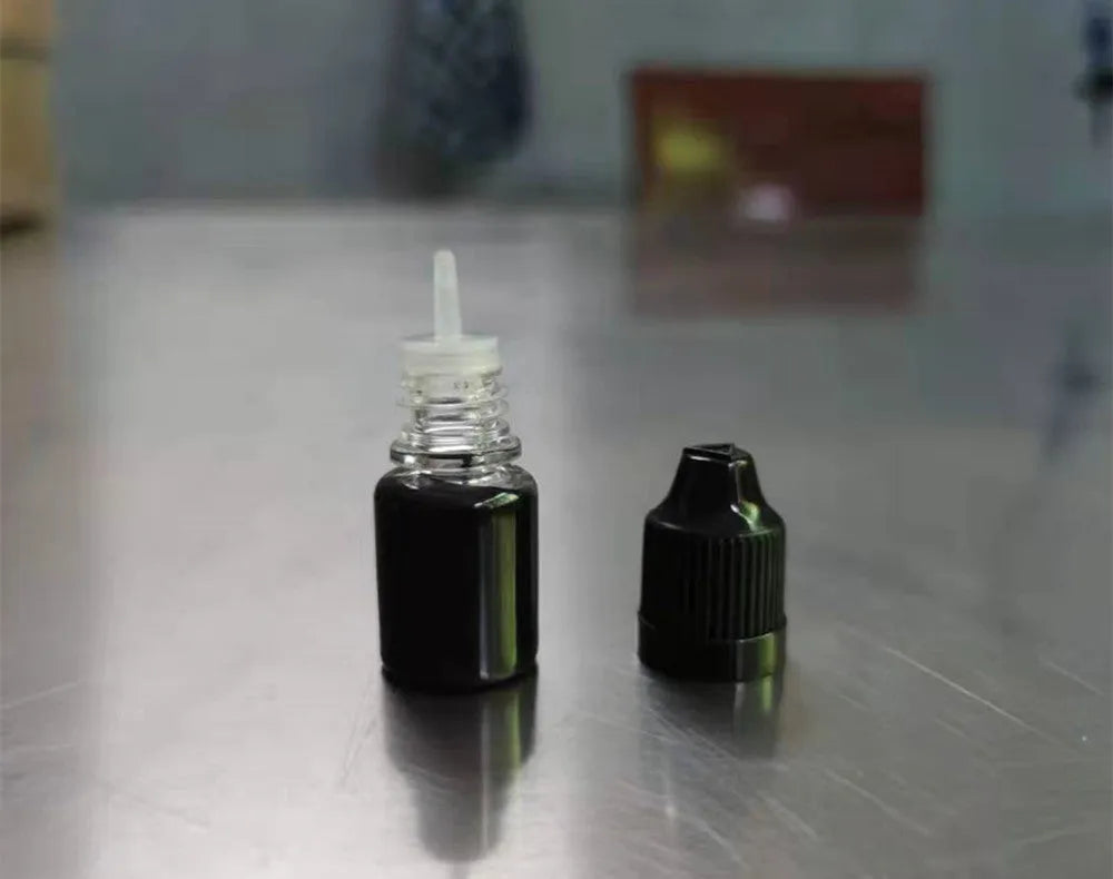 Black confidentiality seal ink 5ml bottle with quick-dry printing oil for office use