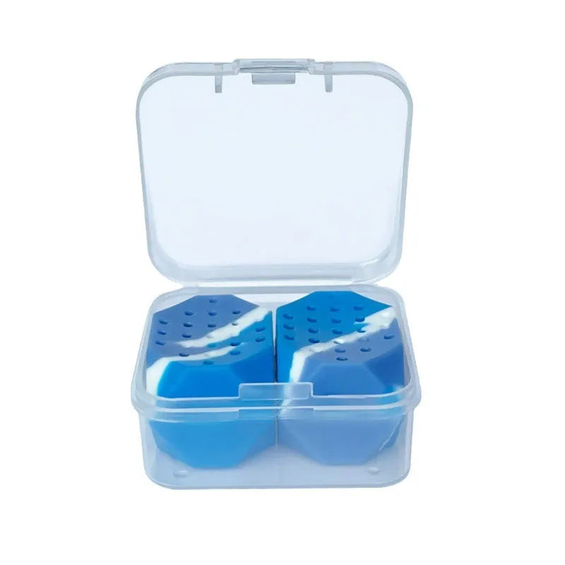 Camouflage silicone facial muscle fitness balls for jaw tightening exercise in transparent packaging