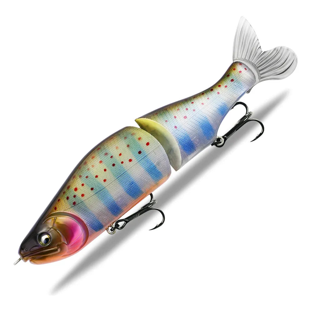 185mm multi-colour plastic bass fishing swimming lure for casting