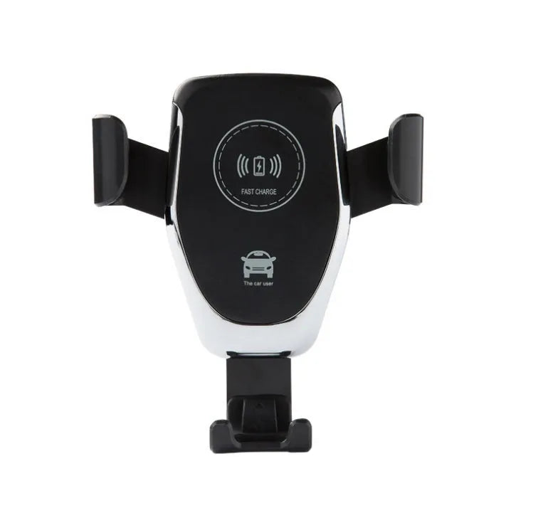 Car wireless charger with automatic clamping for iPhone on windshield mount