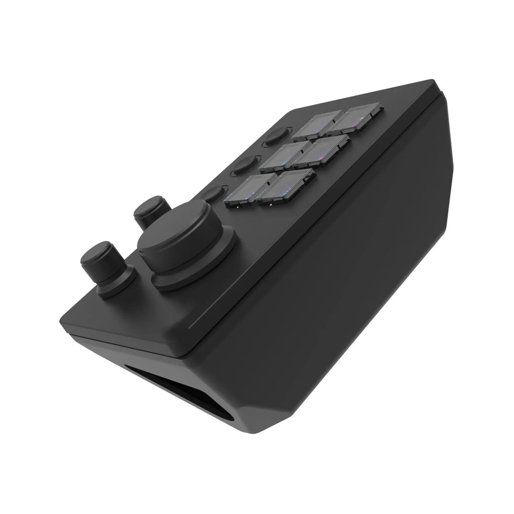 Black Visual Keyboard N3 silicone keypad with mounting bracket and coiled USB cable.