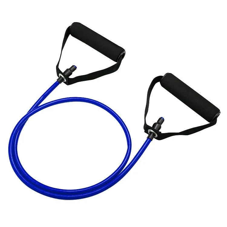 Colour-coded adjustable chest expander with TPE tension rope in five resistance levels from 10LB to 30LB