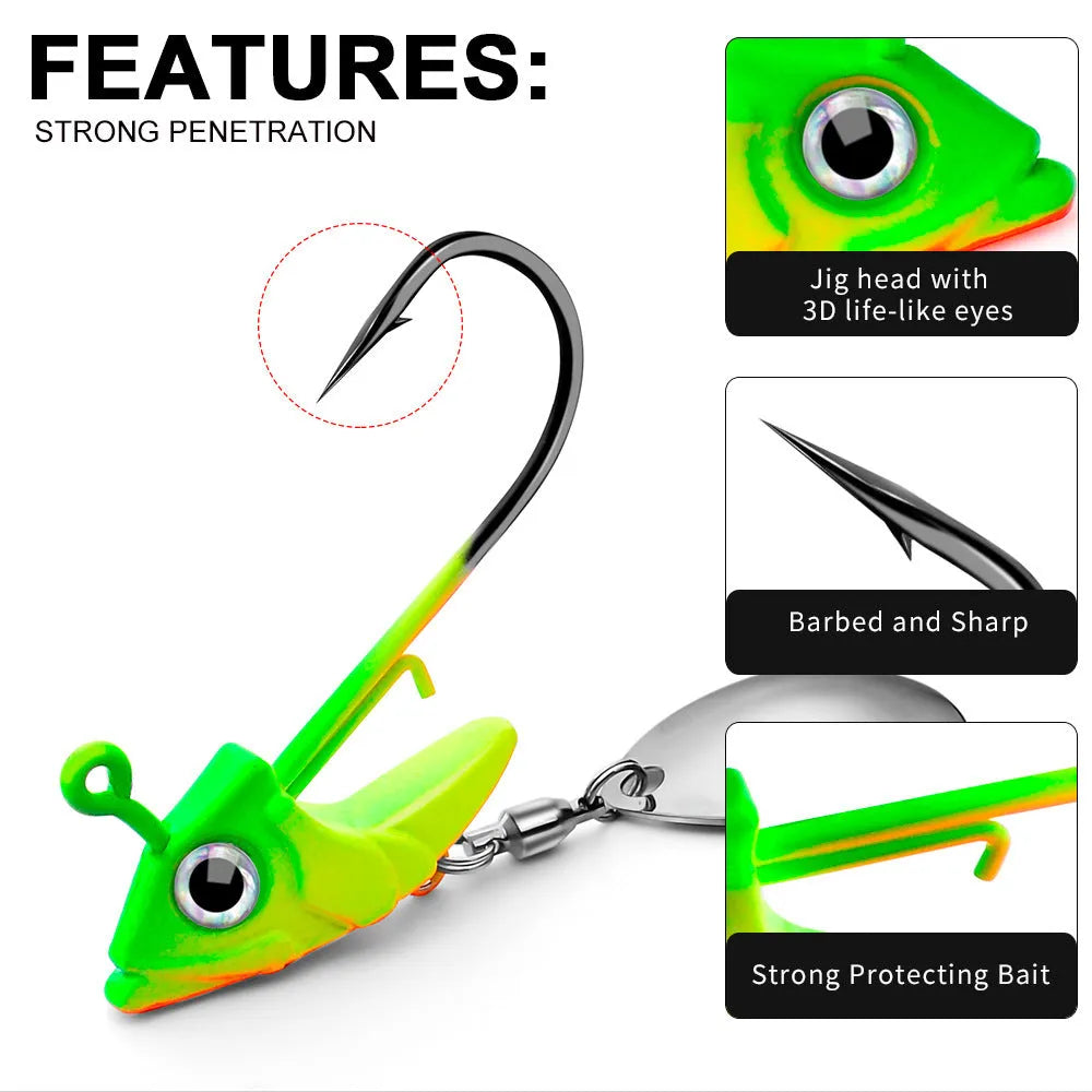 Jig hook lead weight counterbalance bottom fishing accessory 7.5g 10.5g 15g