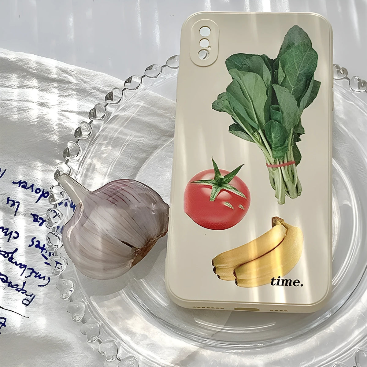 Spinach liquid silicone anti drop phone case with fine-pore texture for iPhone models