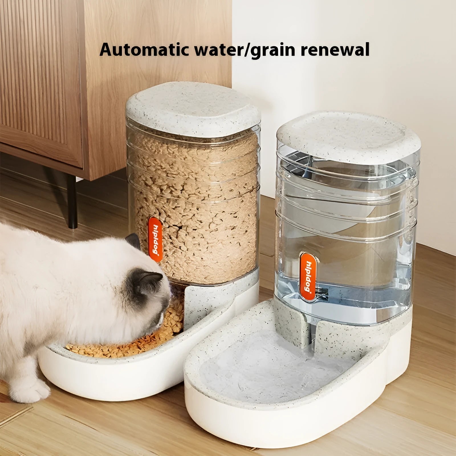 Second generation automatic pet drinker with 3.8L capacity in blue, green, grey or pink colours