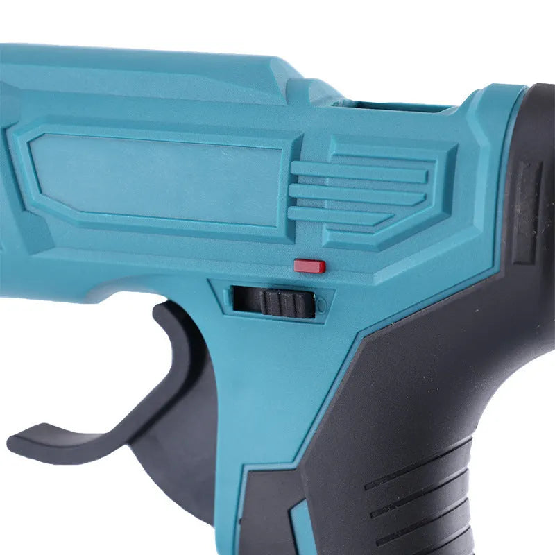 21V rechargeable cordless hot melt glue gun with batteries and charger for 11mm glue sticks