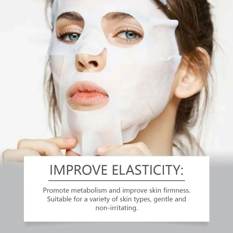 Bio Collagen true deep collagen overnight facial moisturising anti-aging mask with cleansing device in set colour