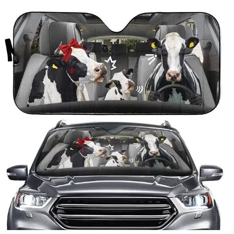 Telescopic car sun shield made from aluminium foil for front windscreen protection