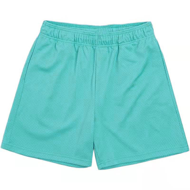 Men's Mesh Quick-drying Shorts for running sports, fitness and body shaping in black, red, grass green, purple or sky blue, featuring breathable chemical fibre fabric and available in sizes M, L, XL, 2XL and 3XL for summer workouts and training sessions
