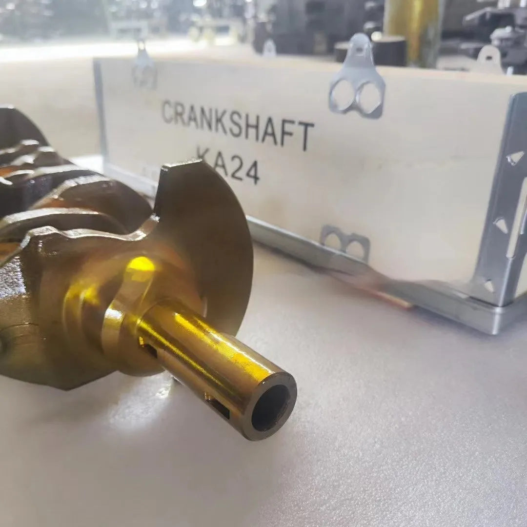 Alloy crankshaft for Nissan KA24 engine automotive replacement part