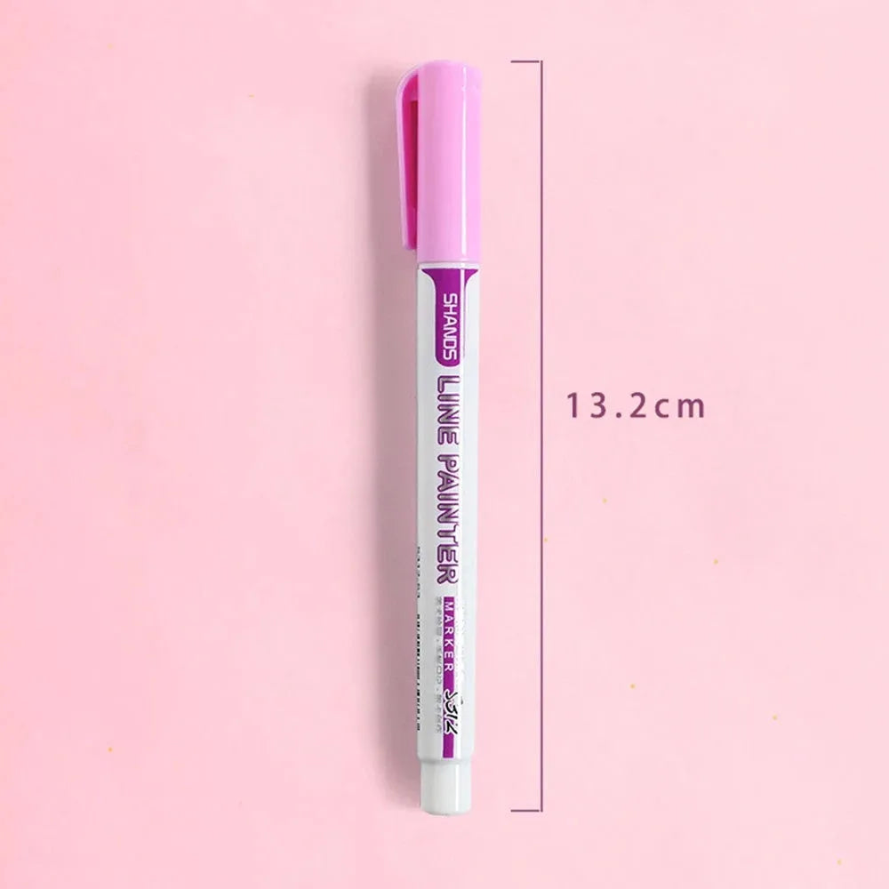 Flash Color acrylic fine line painter pens in an 8-piece and 12-piece set for art and craft.