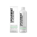 100ml bottle of spearmint oil pulling alcohol-free mouthwash with clove and peppermint oils.