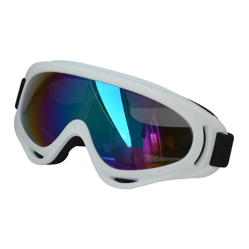 Outdoor dog sunglasses with UV400 protection, Class 2 sunshade lenses, full-frame PC construction, available in eleven colours including army green and black