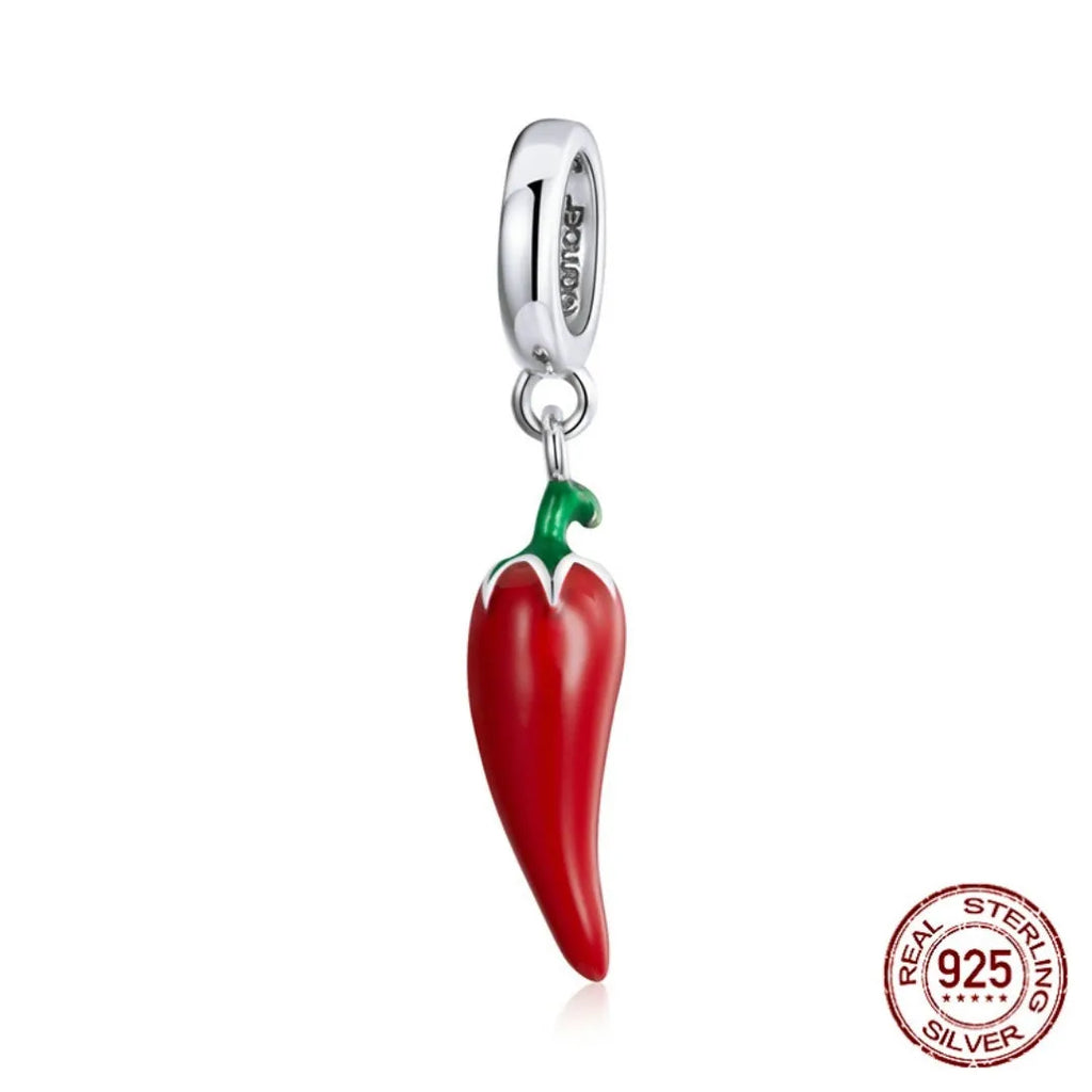 Korean style S925 sterling silver leaf pendant with BSC461 electroplated finish
