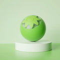 Automatic rolling ball electric toy for dogs and cats in green, pink or yellow colours