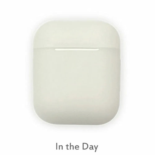 Luminous silicone flip-type protective case for AirPods wireless earphones