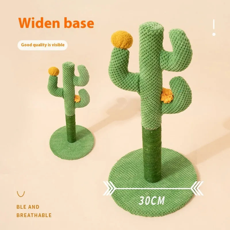 Masson cactus design cat scratching pole climber and coconut tree scratch board for pets