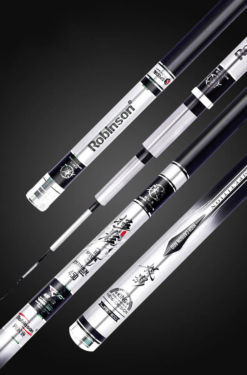 Carbon fishing rod super hard super light 28 tone wild fishing in 2.7m length with 3 sections