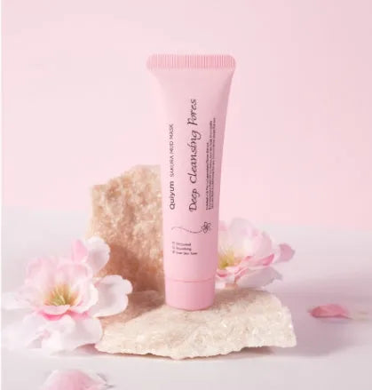 30g cherry blossom mud mask jar for cleansing, hydrating and moisturising facial treatment