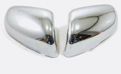 Plastic rearview mirror protection covers with Tremella pattern in silver and black colour options