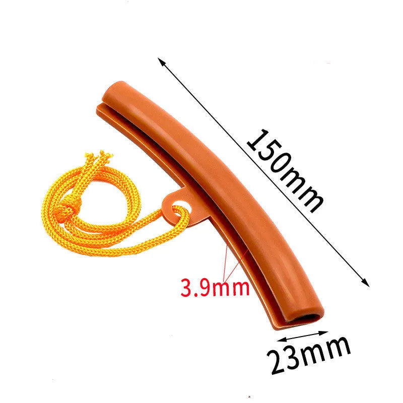 Polyurethane wheel hub protective sleeve in blue, orange, red, and yellow colour options.