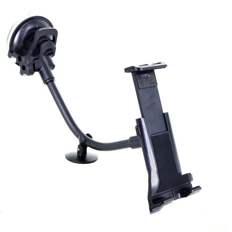 Black universal car mount holder for tablets and phones from 4 to 12 inches.