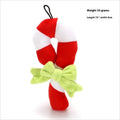 Christmas pet toy plush Santa Claus design with squeaker for cats and dogs