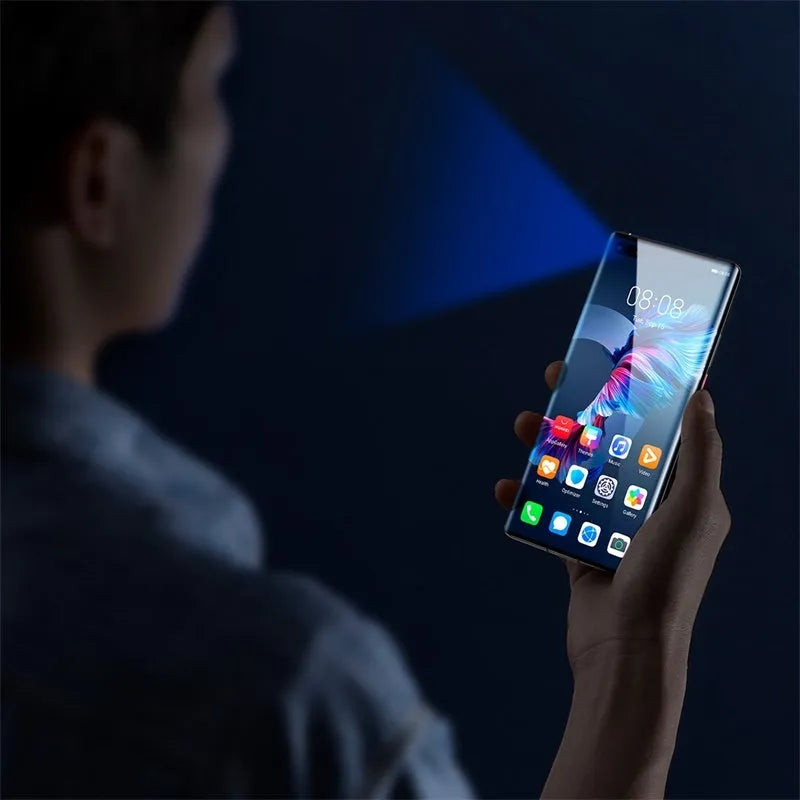 Baseus 0.25mm full rubber tempered glass screen protector for Huawei Mate40 series in black