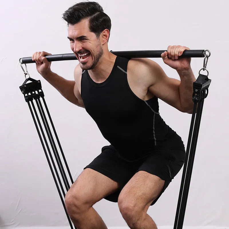 Gym equipment handles with bearing ring and EVA sponge grip in two colour options